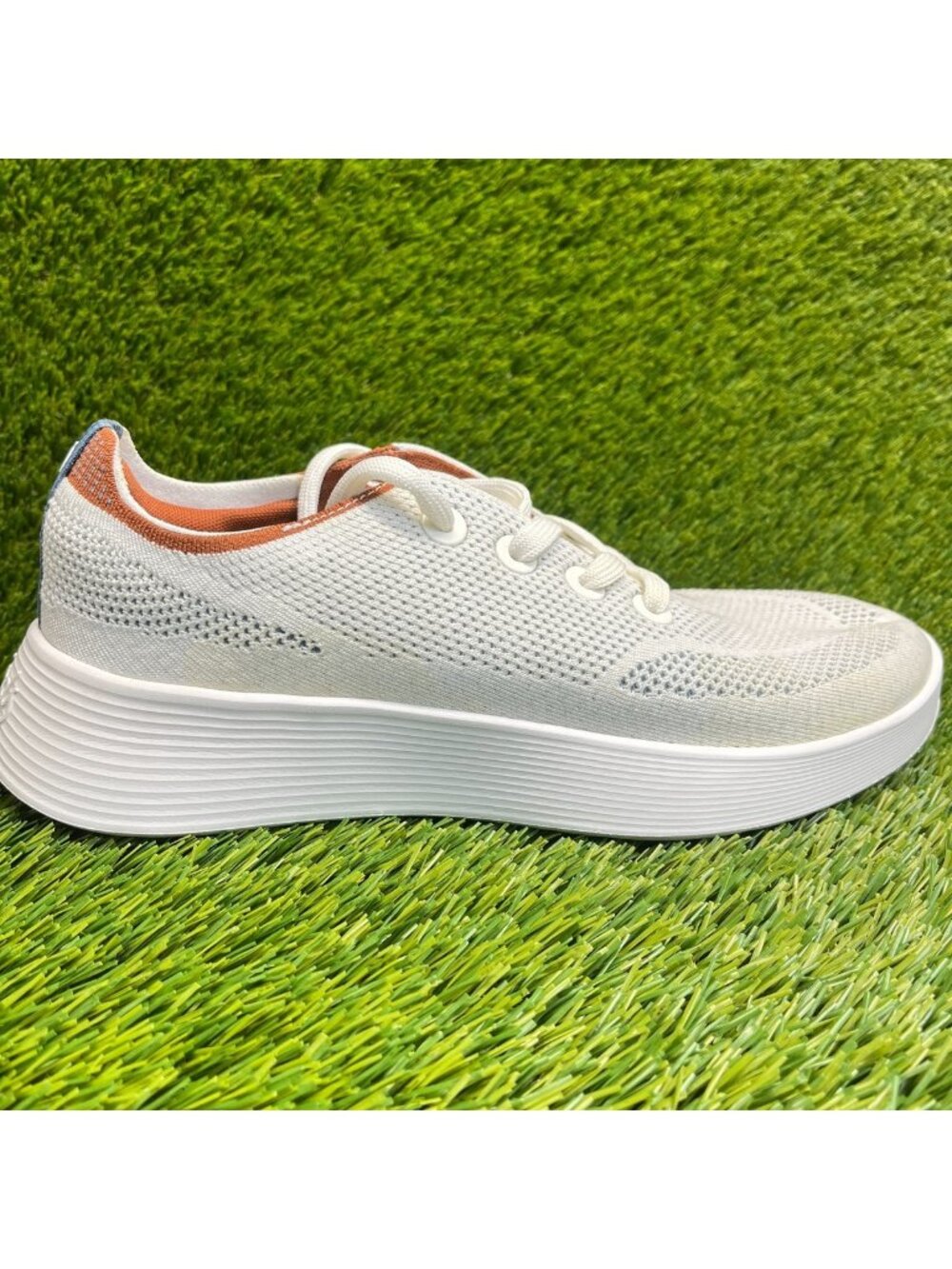 Allbirds Tree Runner Go Womens Size 10 White Athletic Running Shoes Sneakers